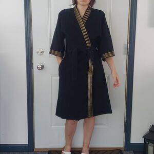 80s Black and Gold‎ Robe